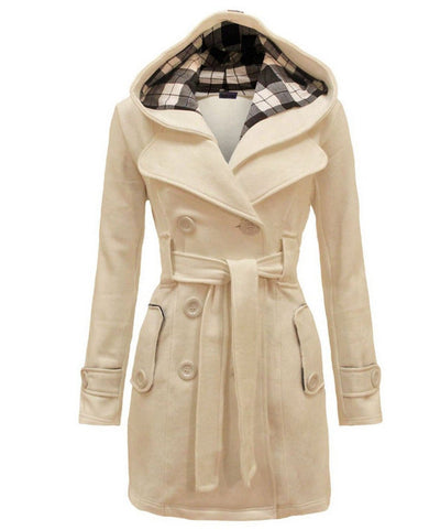Loren | Cappotto invernale premium con cappuccio