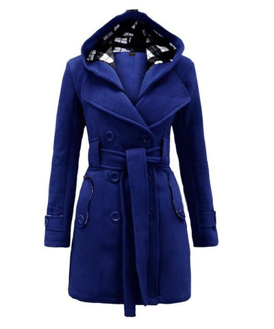 Loren | Cappotto invernale premium con cappuccio