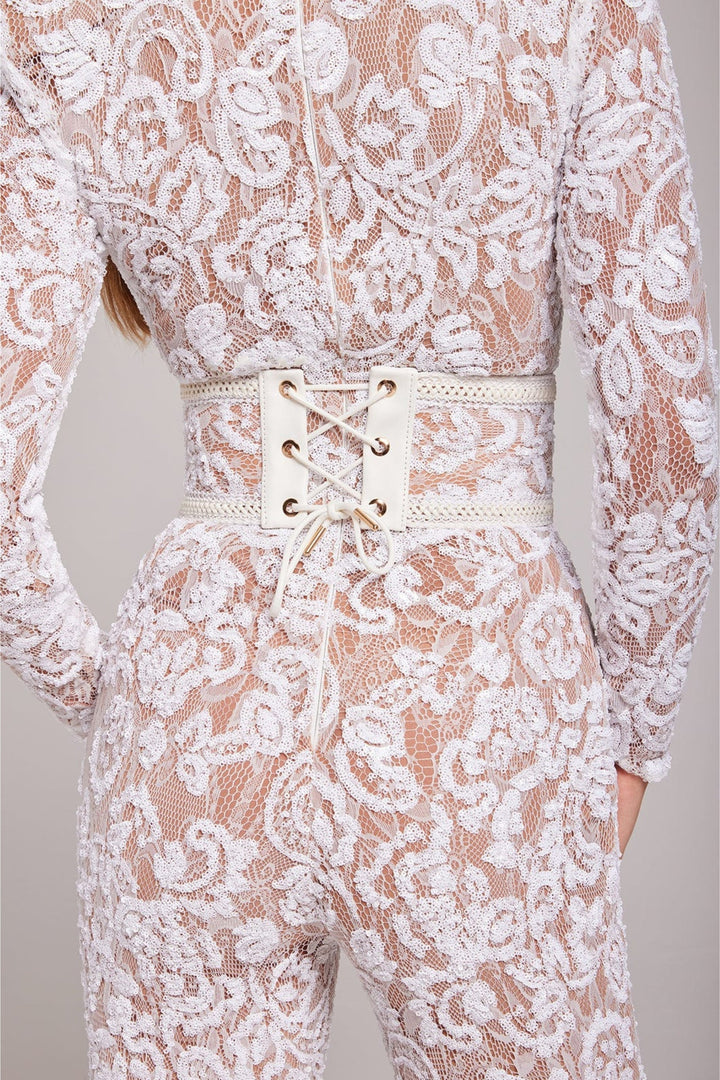 Julia | Tuta lunga in pizzo