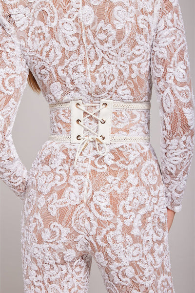 Julia | Tuta lunga in pizzo