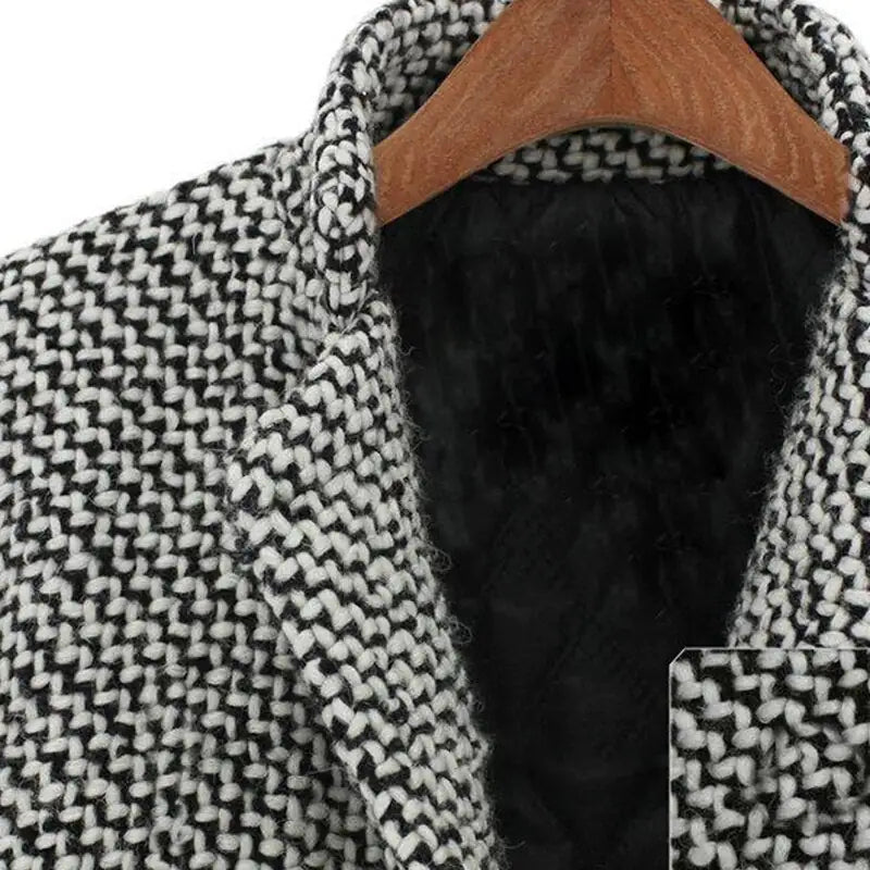 Loren | Cappotto midi in lana artigianale