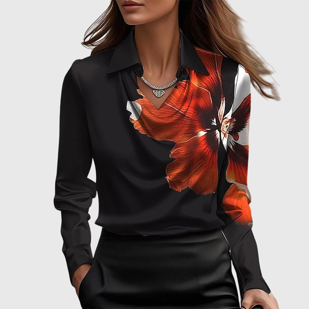 CONCETTA | BLUSA IN TESSUTO LEGGERO ELEGANTE