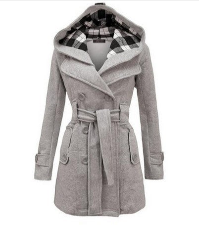 Loren | Cappotto invernale premium con cappuccio