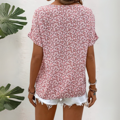 Chloe | Blusa chic con stampa floreale