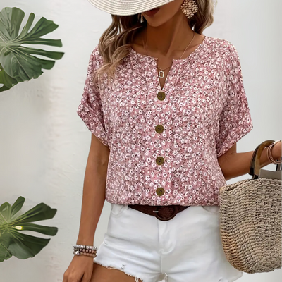 Chloe | Blusa chic con stampa floreale
