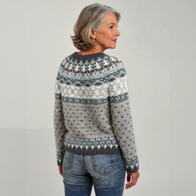 BRIANNA | MAGLIONE IN LANA CALDA STILE VINTAGE ISLANDESE