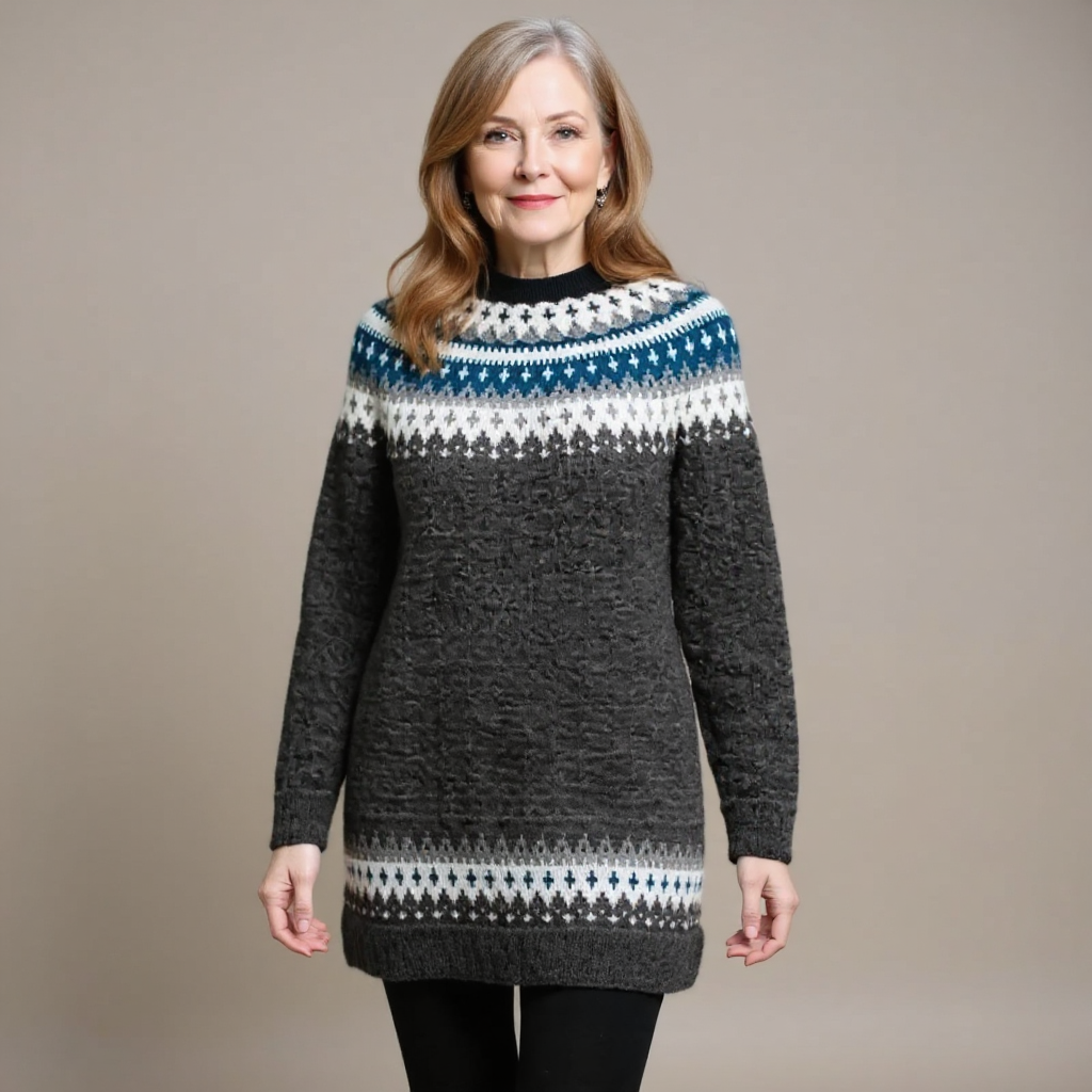BRIANNA | MAGLIONE IN LANA VINTAGE ISPIRAZIONE ISLANDESE