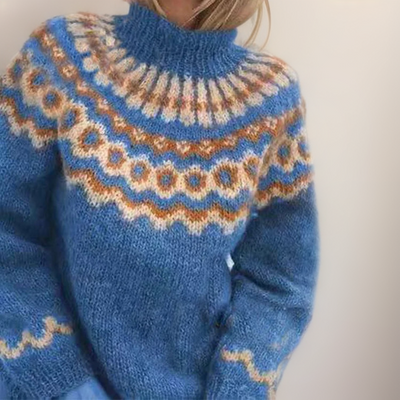 BRIANNA | MAGLIONE IN LANA MORBIDA ISPIRAZIONE VINTAGE NORDICA
