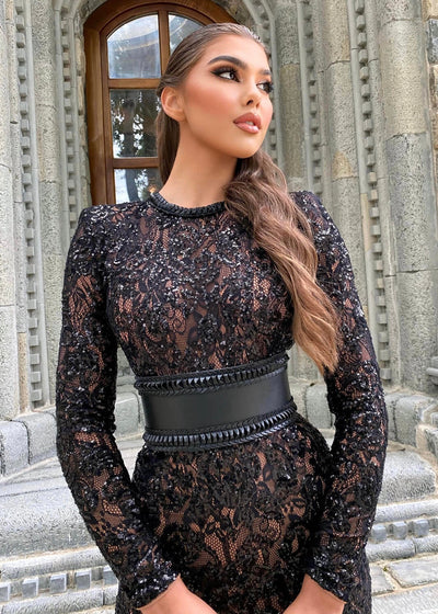 Julia | Tuta lunga in pizzo