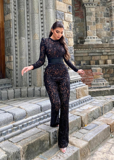 Julia | Tuta lunga in pizzo