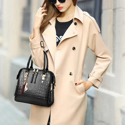 Adele | Borsa in ecopelle coccodrillo