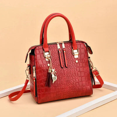 Adele | Borsa in ecopelle coccodrillo