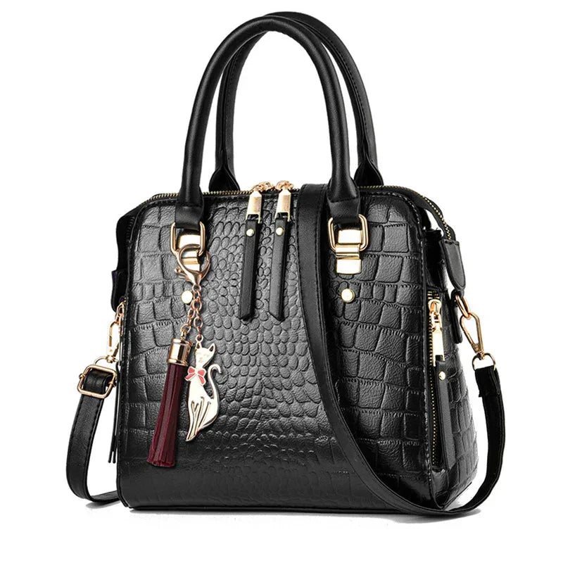 Adele | Borsa in ecopelle coccodrillo