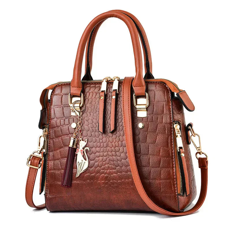 Adele | Borsa in ecopelle coccodrillo