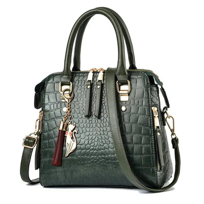 Adele | Borsa in ecopelle coccodrillo