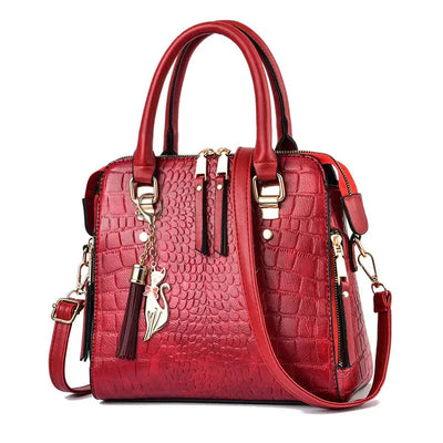 Adele | Borsa in ecopelle coccodrillo
