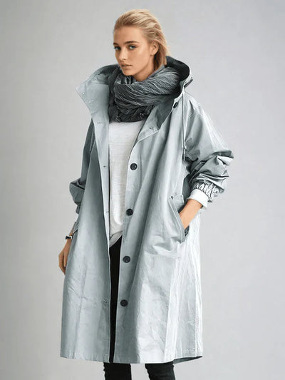 ROMINA | TRENCH-COAT IN TESSUTO IMPERMEABILE