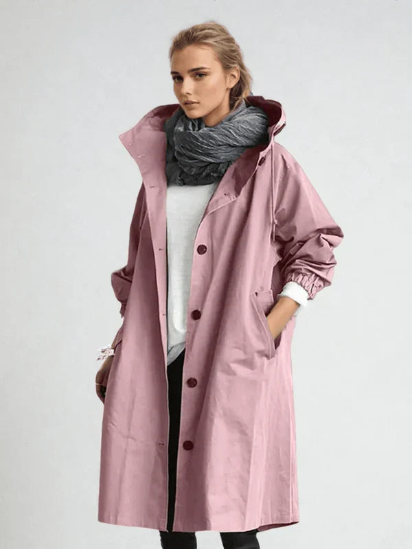 ROMINA | TRENCH-COAT IN TESSUTO IMPERMEABILE