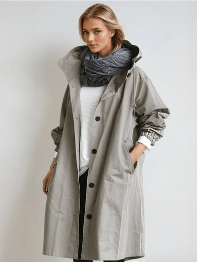 ROMINA | TRENCH-COAT IN TESSUTO IMPERMEABILE