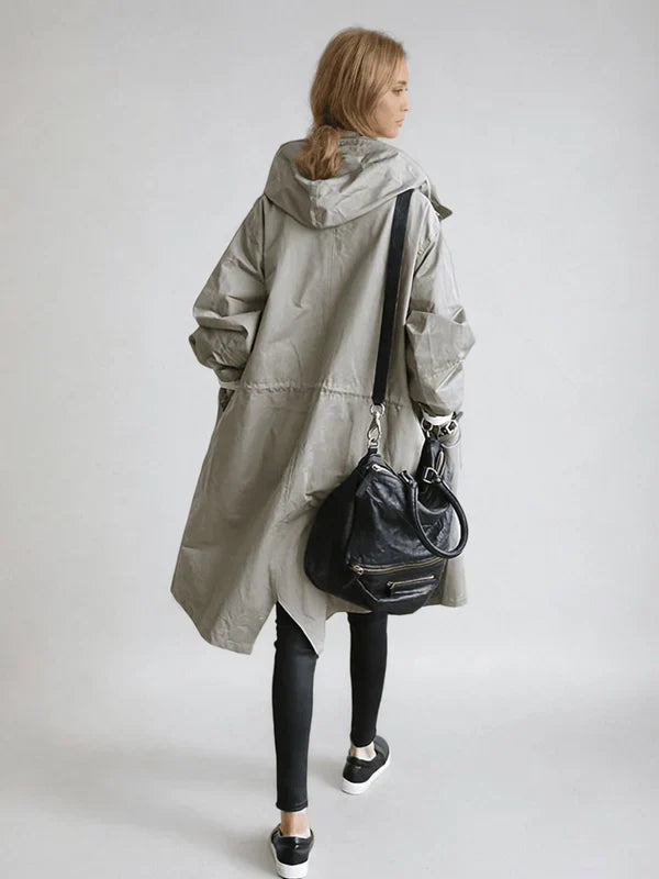 ROMINA | TRENCH-COAT IN TESSUTO IMPERMEABILE