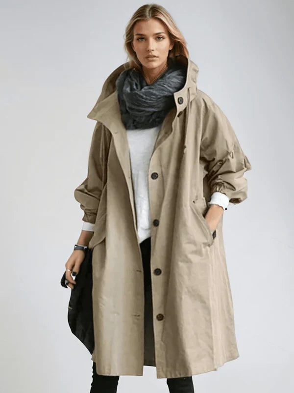 ROMINA | TRENCH-COAT IN TESSUTO IMPERMEABILE