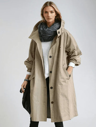 ROMINA | TRENCH-COAT IN TESSUTO IMPERMEABILE