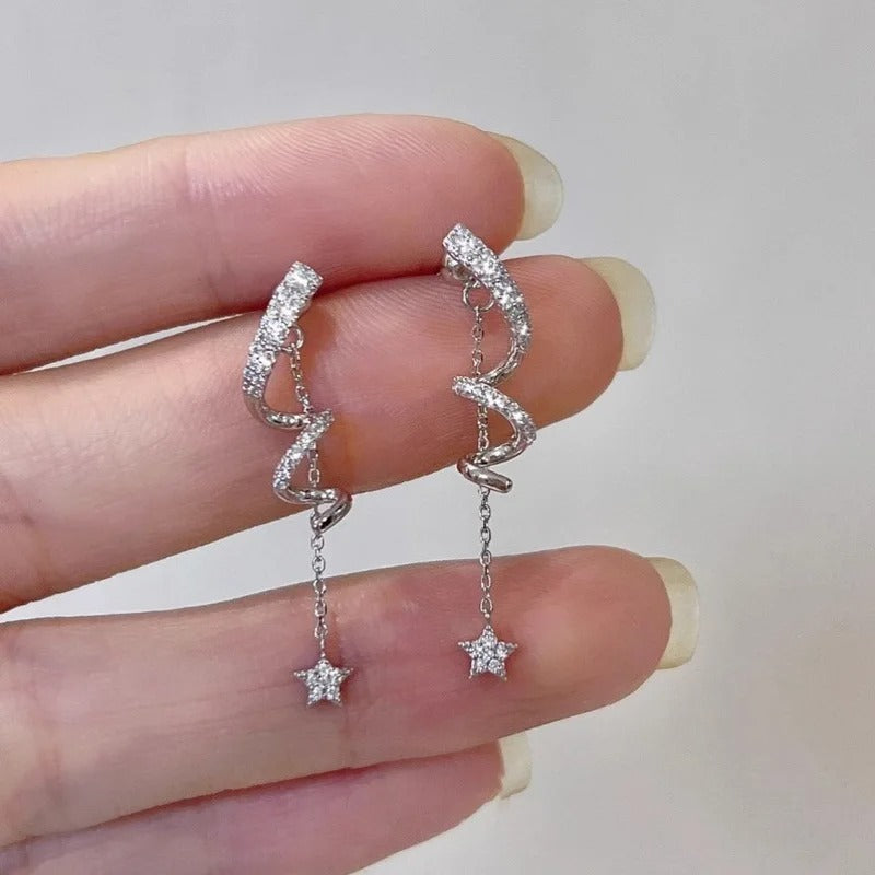 Cristal - Eleganti orecchini con dettagli scintillanti