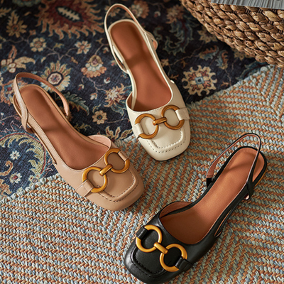 Delizia | Eleganti ballerine a tallone aperto