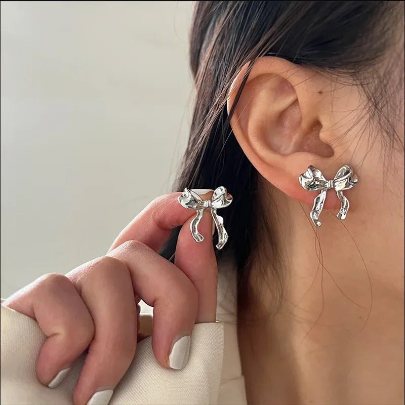 Claire - Orecchini a fiocco eleganti e raffinati